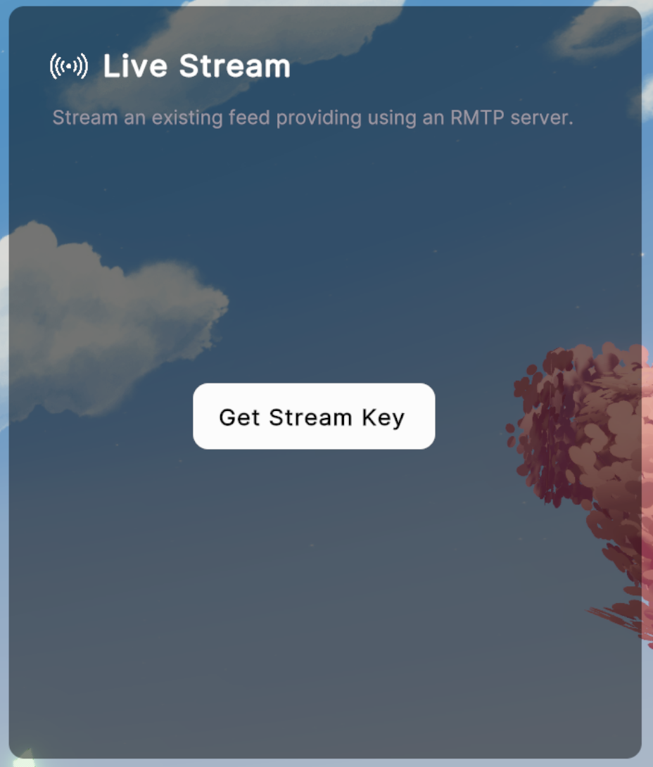 Get stream key
